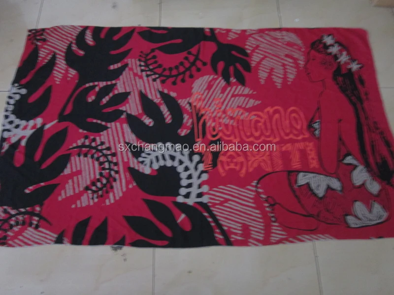 Район пляжа парео с пальмы