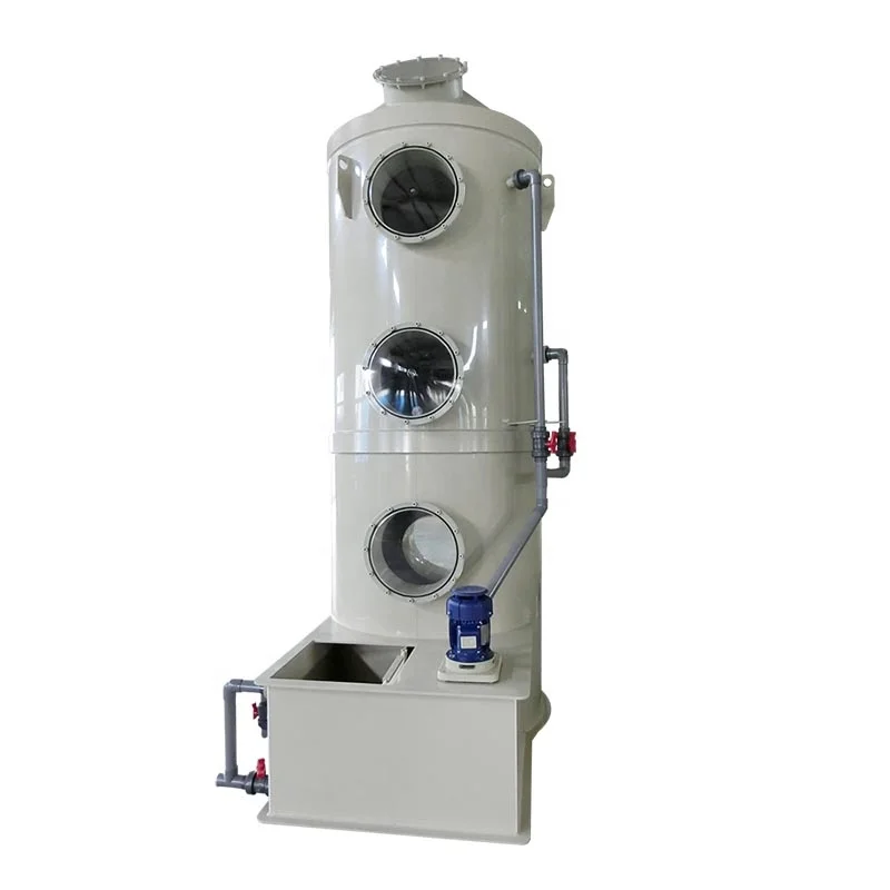 
plastic scrubber equipment waste gas scrubber 