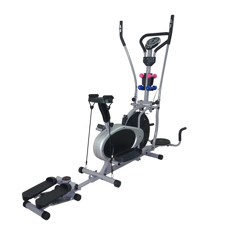 
2019 multifunction home use fitness equipment Orbitrac Bike with twister stepper Elastis bands 