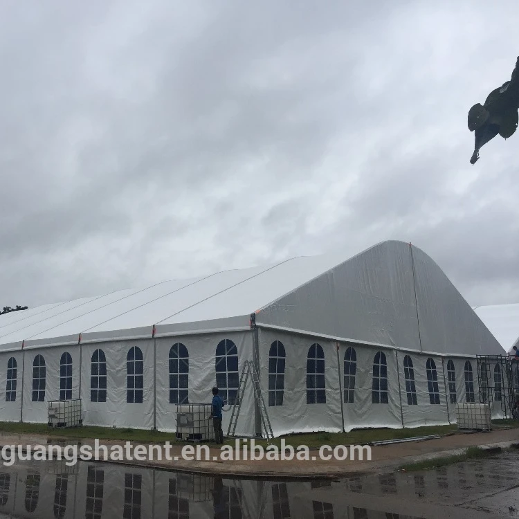 large arcum marquee tent, strong outdoor arch roof tent for event, trade show, pavilion, sport