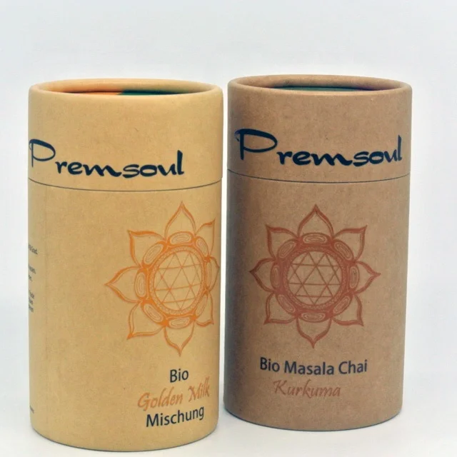 Customized recycled food grade tea paper box cardboard packaging box foil lined