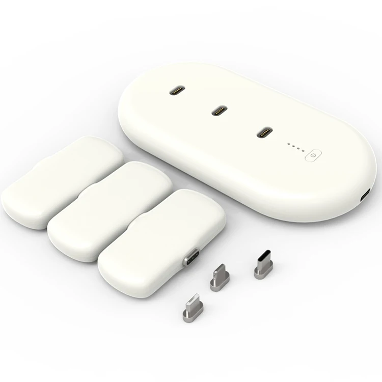 3 in 1 Socket Magnetic Wireless Power Bank Finger Charger for All Brand Phones