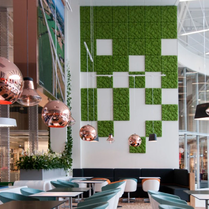 
Custom sound absorbing soundproof cutting acoustic foam deco panels decorate the living room 