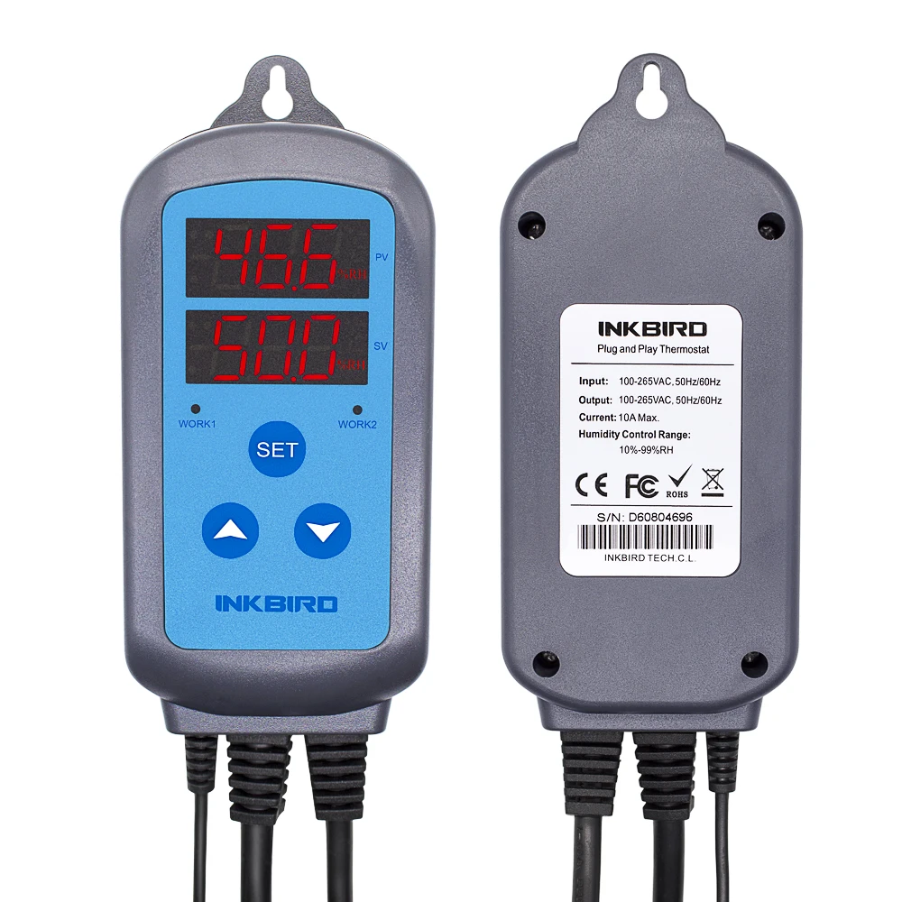 Inkbird IHC-200 комнатный регулятор влажности гумидистат