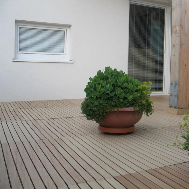 Exterior Strand Woven Bamboo Decking Outdoor Bamboo Deck Flooring