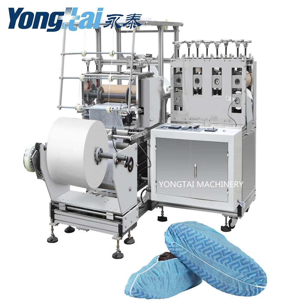 Автоматическая устранимая медицинская Non-woven крышка обуви делая машину