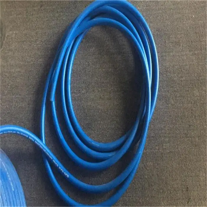Silicone rubber braided hose outside braided different type of the yarn or wire silicone rubber braided hose