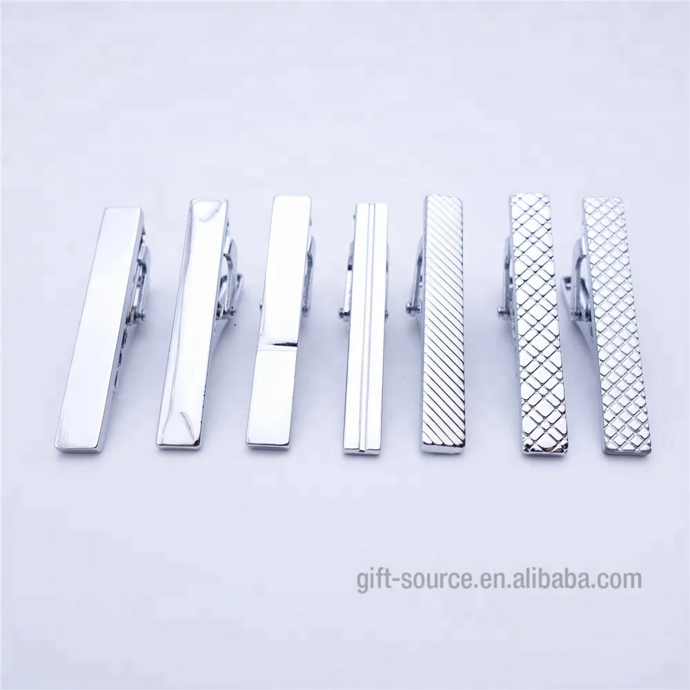 
2019 hot new custom design promotional gift cufflinks set and tie clip set 