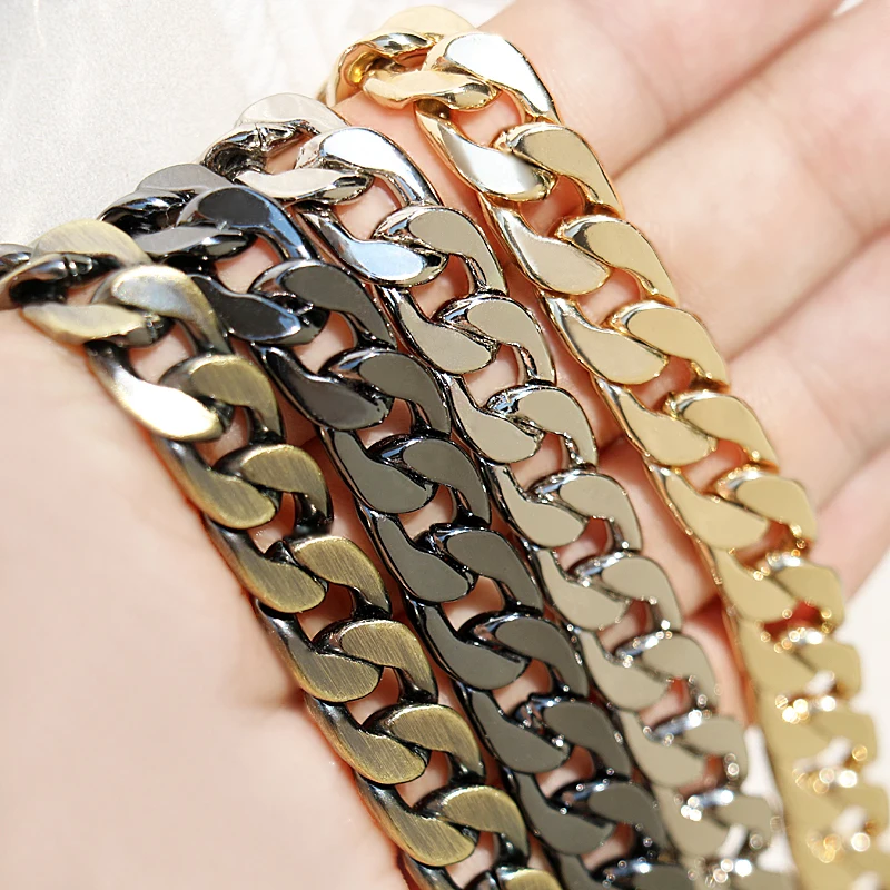 Гуанчжоу, оптовая продажа, аксессуары для сумок, модная сумка, под заказ, металлическая золотая цепочка для сумок