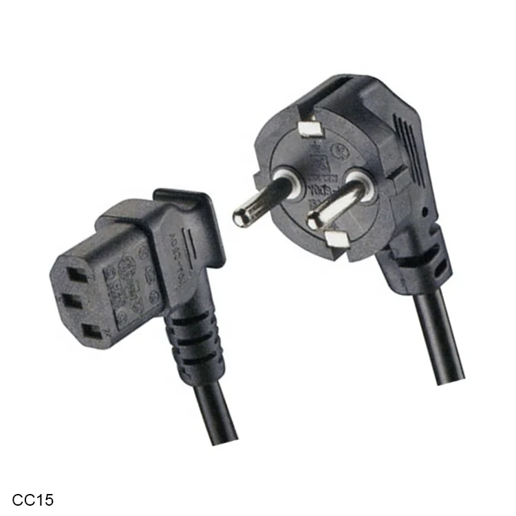 KC Корея 3-контактный штекер переменного тока компьюте ведущий ПК компьютер IEC C13 провод электрический шнур питания для железа