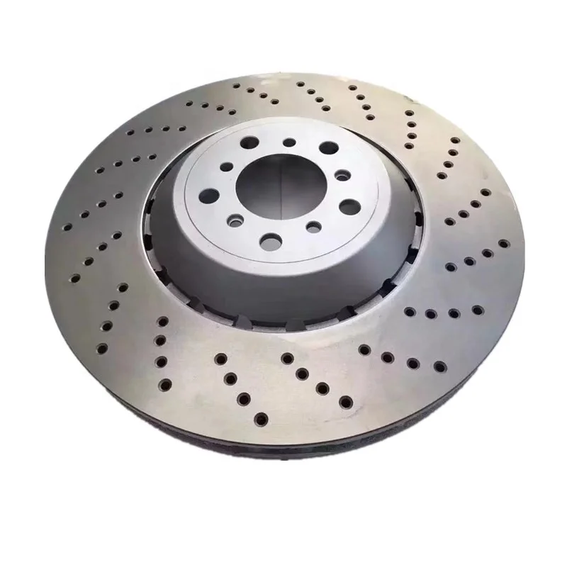 China manufacture G3000 grey iron brake rotor drilled
