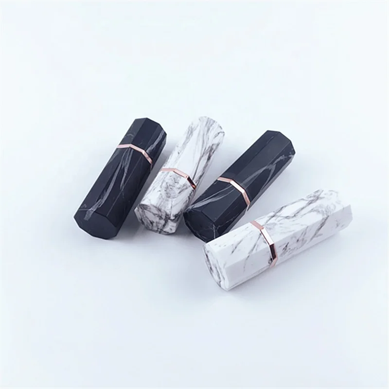 
Hot style marble lipstick tube, lipstick bottle packing material, 12.1mm 