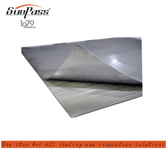 Графитовый прокладной лист с SS304 спутанной вставкой усиленный гибкий графитовый лист