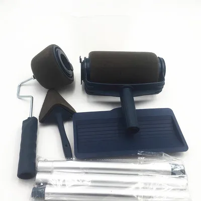 Paint Roller Set with Sticks Paint Roller Pro Transform Room Decorate Runner Tool Painting Brush Set