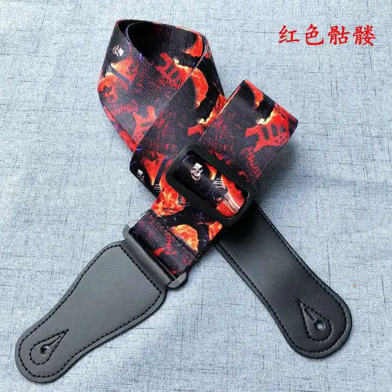 16 kinds of design Accessories Bass Electric Guitar Belt Leather Acoustic Guitar Strap