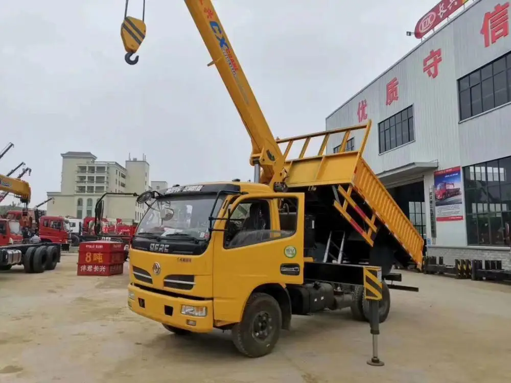 4 Ton Cargo Crane dump Truck for sale