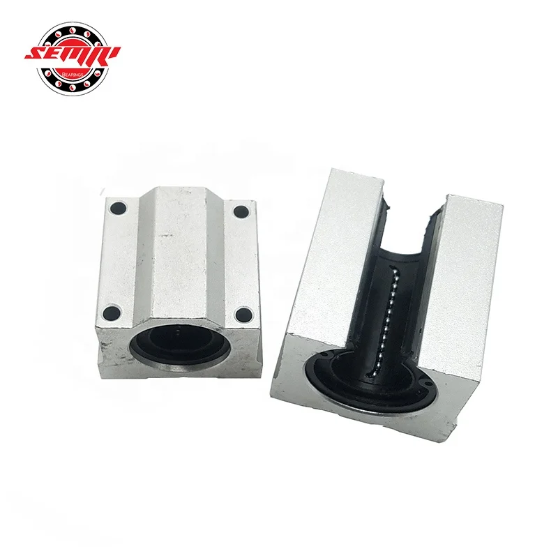 SBR20UU, алюминиевый блок 20 мм, линейный движущийся шарикоподшипник, скользящий блок