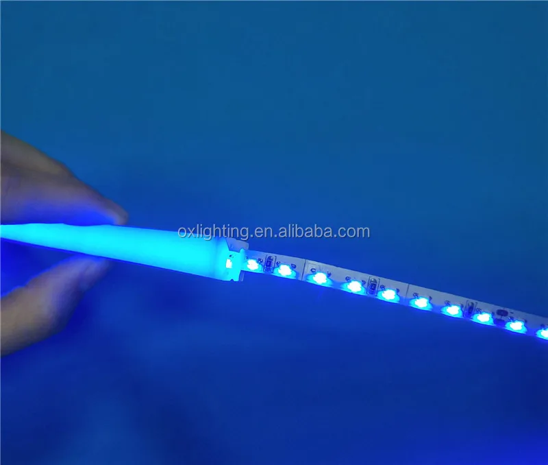 Rectangular 10mm Extrusion Flexible Led Cover Diffuser Channel Silicone Silicon Tube Tubing Rubber Hose Sleeve  for  Led Strip