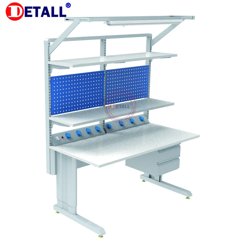 esd mobile cell phone repair work table workstation workbench for electronics manufacturing