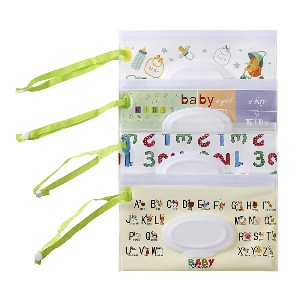 Многоразовые влажные салфетки, сумка для влажных салфеток, держатель для влажных салфеток для младенцев