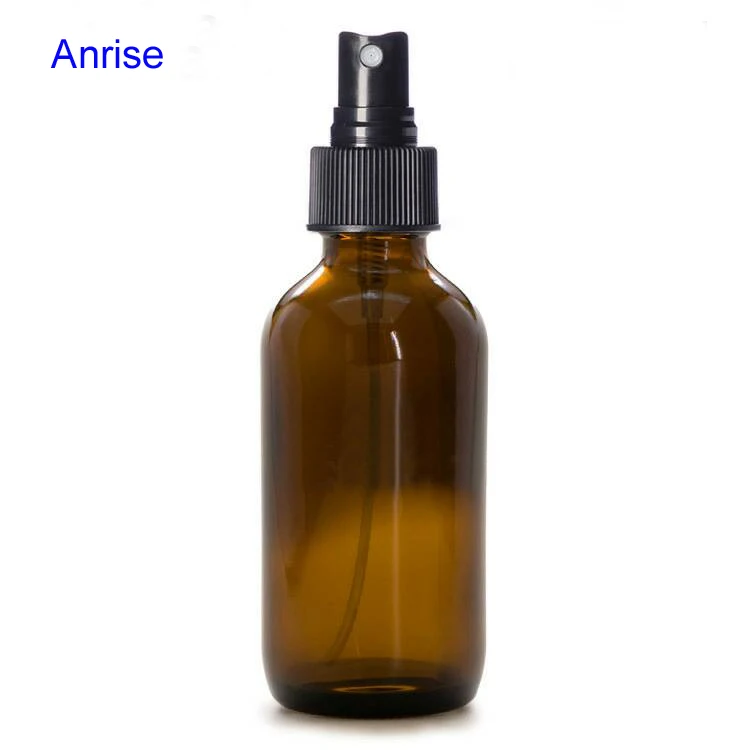 2 oz 4oz 60ml 120ml Amber Glass Boston Round Essential Oil Spray Bottles