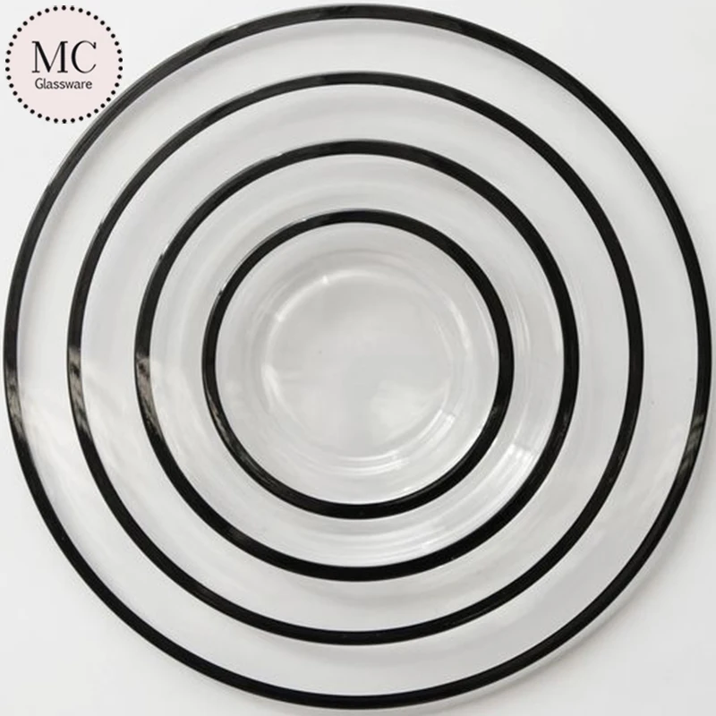 Стеклянный последние роскошный набор посуды с популярный дизайн