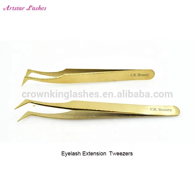 
Ultra Precision Stainless Steel Eyelash Tweezers for Eyelash Extension Anti Acid ESD Anti-static Eyelash Extension Tools 