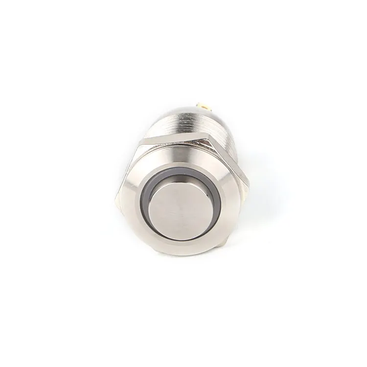 Illuminated Pushhbutton Anti-Vandal 12MM Pushbutton Switch Momentary Latching Push Button