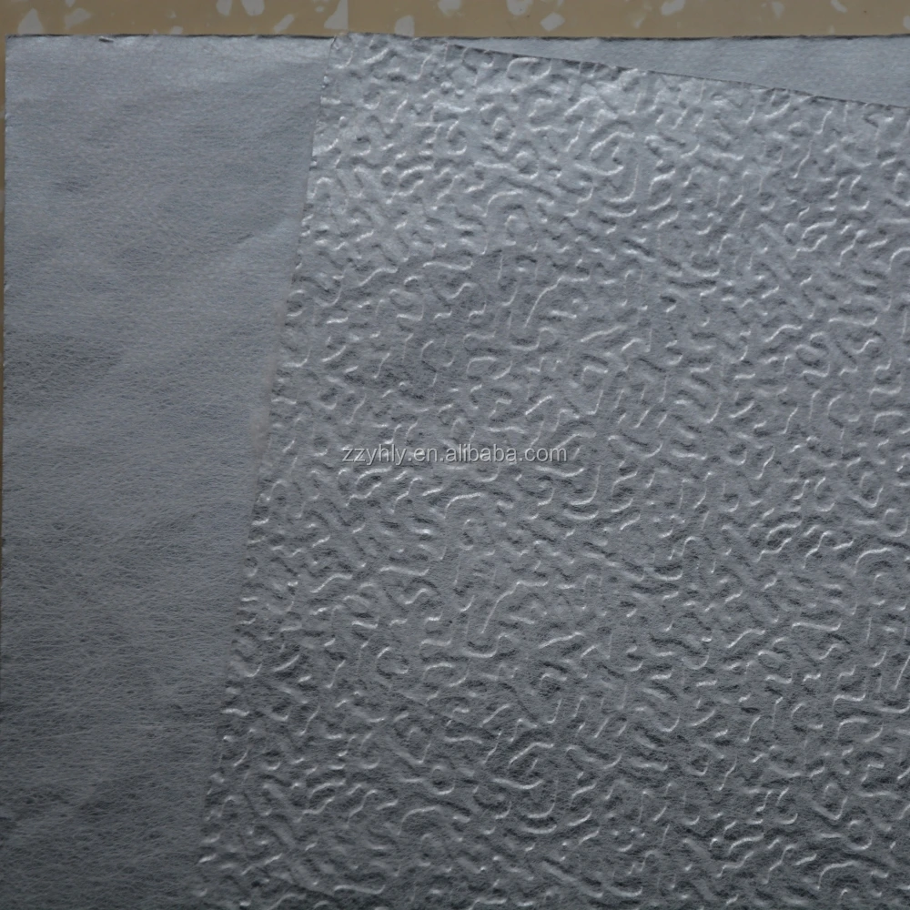 0.04*1230mm Non woven fabric coated and embossed  foil for Phenolic panels