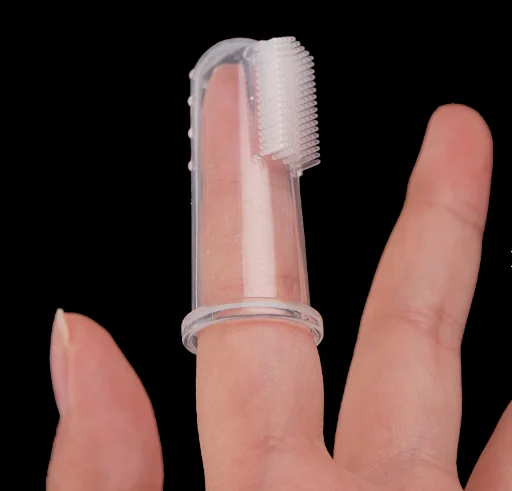 100% Экологичная детская зубная щетка из пищевого силикона, популярная детская зубная щетка из силикона