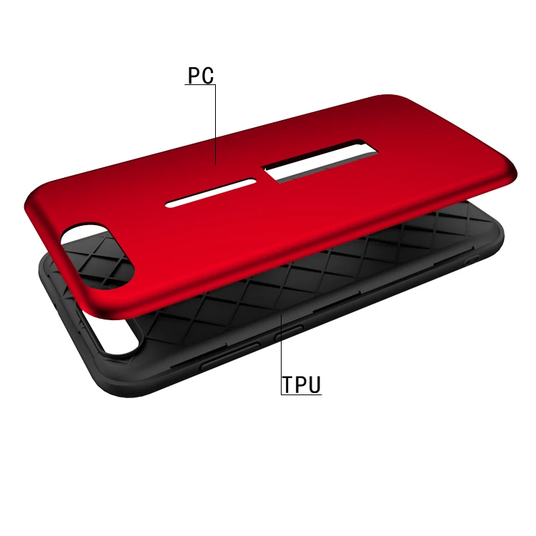 Shockproof TPU PC Armor Kickstand Case For ASUS Zenfone Max Plus M1 ZB570TL