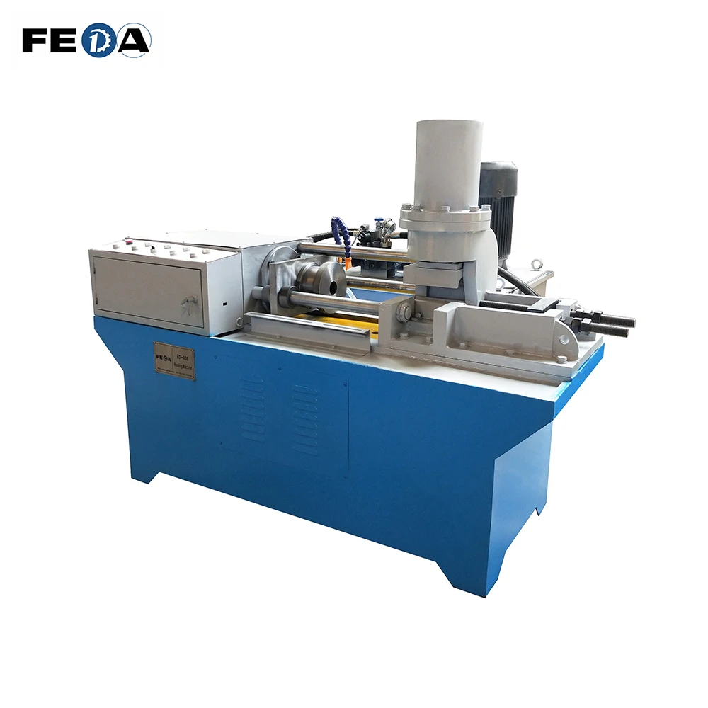 FEDA steel bar diameter reduce machine rods diameter necking machine titanium bolts and nuts