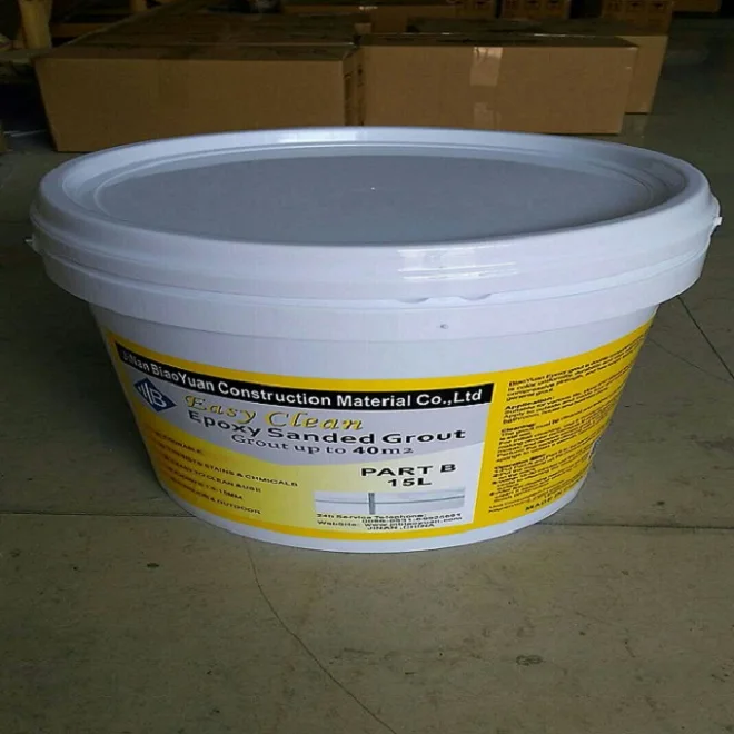 Commercial Waterproof Colored Epoxy Grout / Grouting Cement Mortar