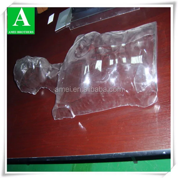 OEM термоформованный прозрачный для одежды дисплей манекен