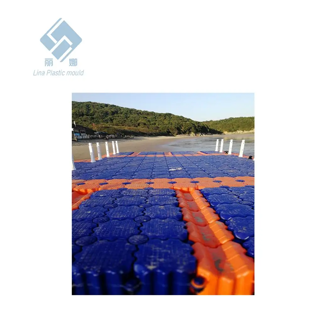 floating water platform pontoon house boat mould