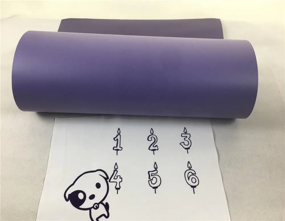 Ada 50cm Royal blue color Flock Heat Transfer Vinyl Iron On T-Shirts