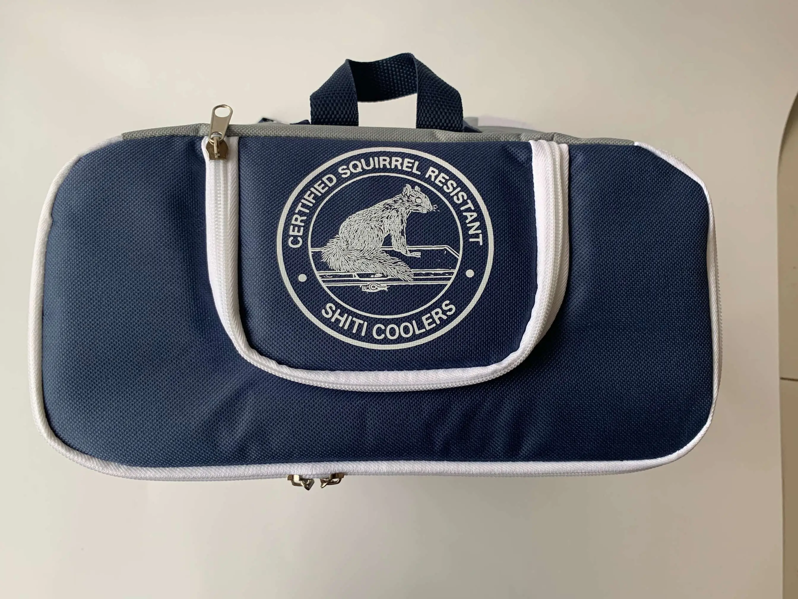 stylish  printing polyester 24 cans cooler PEVA HEAT SALE waterproof   backpack bag with top zipper pocket