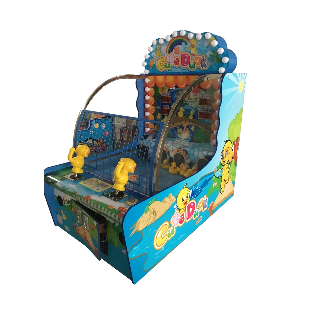 Новые монетные аркадные игры для помещений спортивные аттракционы высокая прибыль милая утка детские игровые автоматы водной стрельбы на продажу