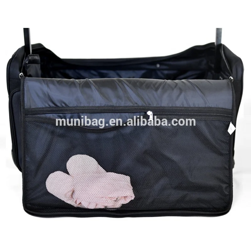 Unisex Nylon Trolley Dance Bag with Rack Fashion Sport Ballet Garment Bag for Travel Waterproof Logo Pattern Shoulder Style