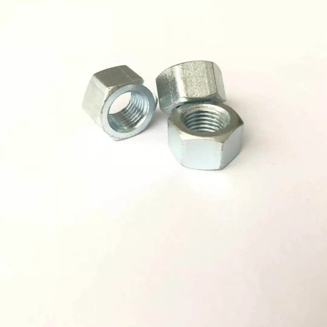 
high strength carbon steel heavy Galvanized double hex nut 
