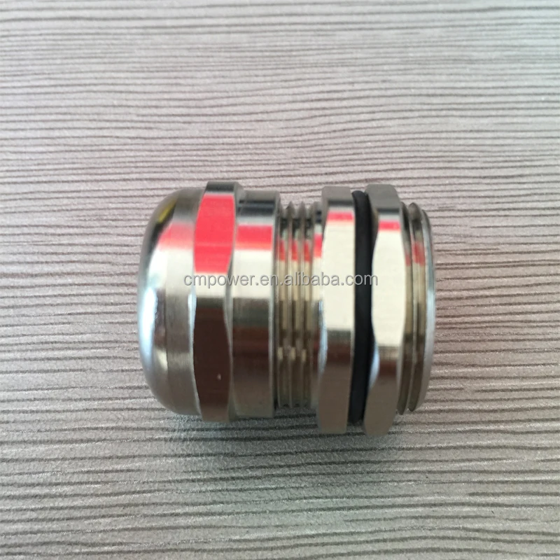 Производитель Китай Металлический никелированный латунь IP68 100 мм кабельный ввод