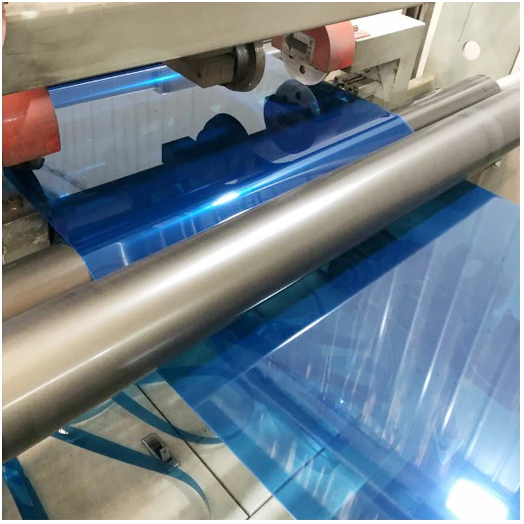 extruded gloss recycled rigid 200 micron pet film plastic sheet rolls for thermoforming