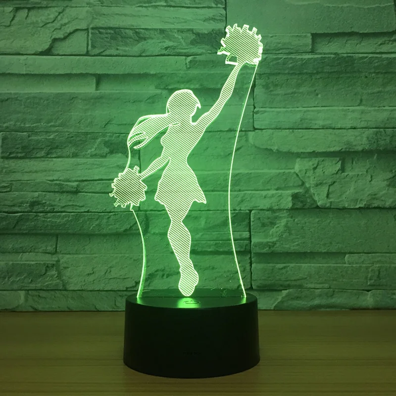 custom 3d led lamp base for illusion acrylic night  light romantic love galaxy moon firework aroma magnetic levitation wall