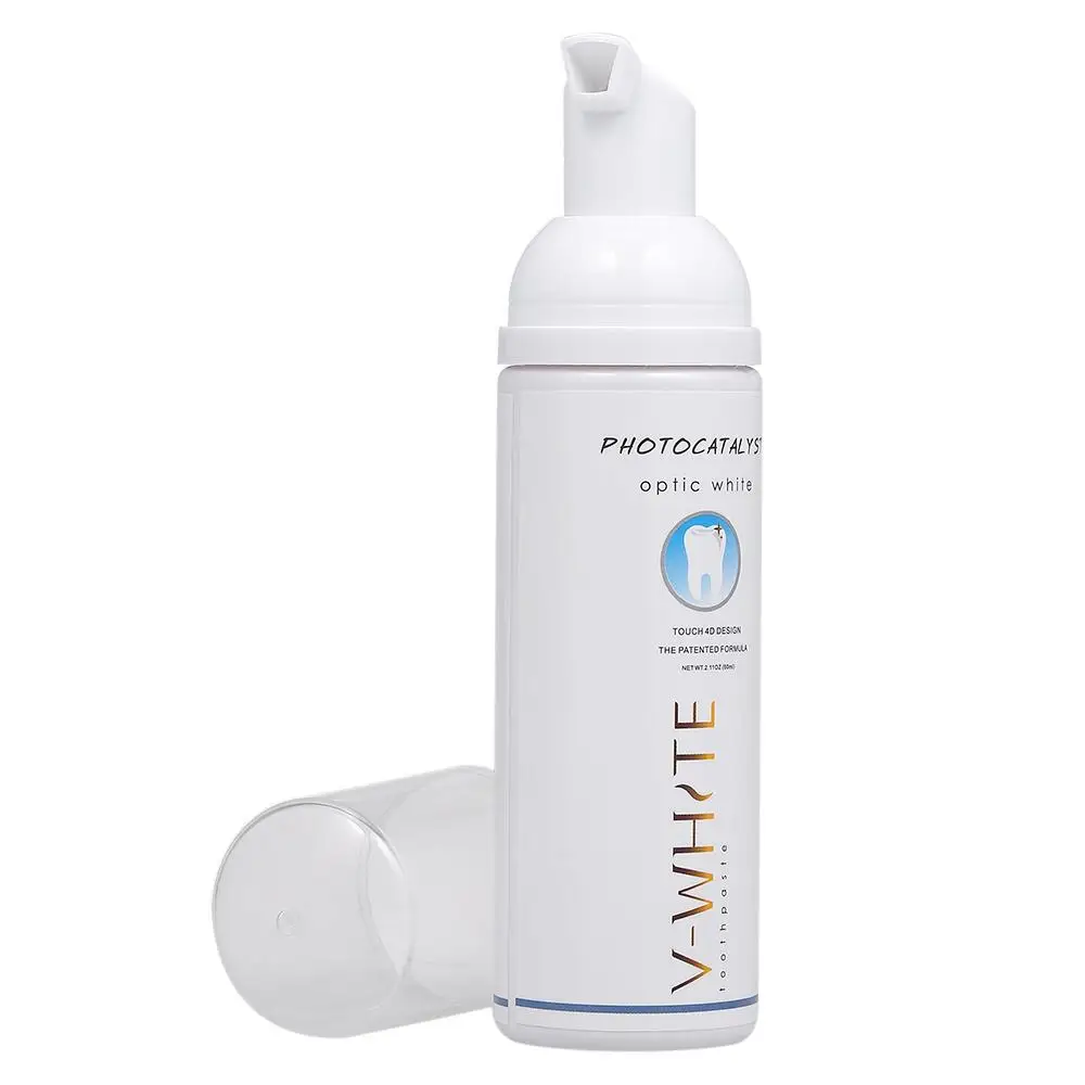 
China V-White automatic toothbrush mini whitening toothpaste foam toothpaste 