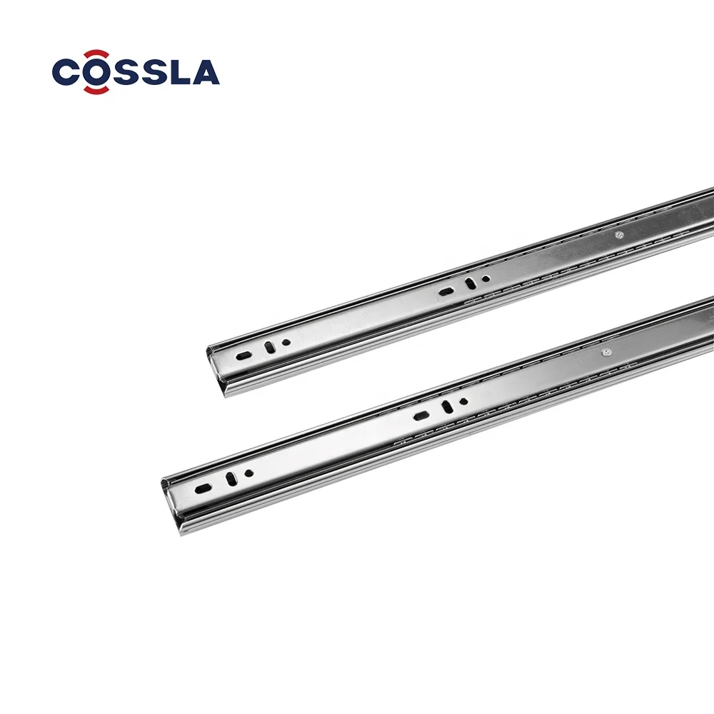 
Kitchen Cabinet High Quality Ball Bearing Drawer Slides Soft Closing Telescopic Drawer Slide 