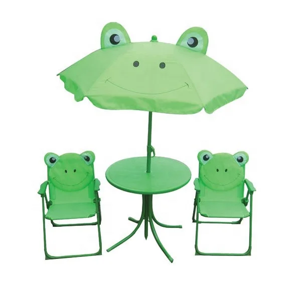 
Cheap kids folding beach chair and table with umbrella 