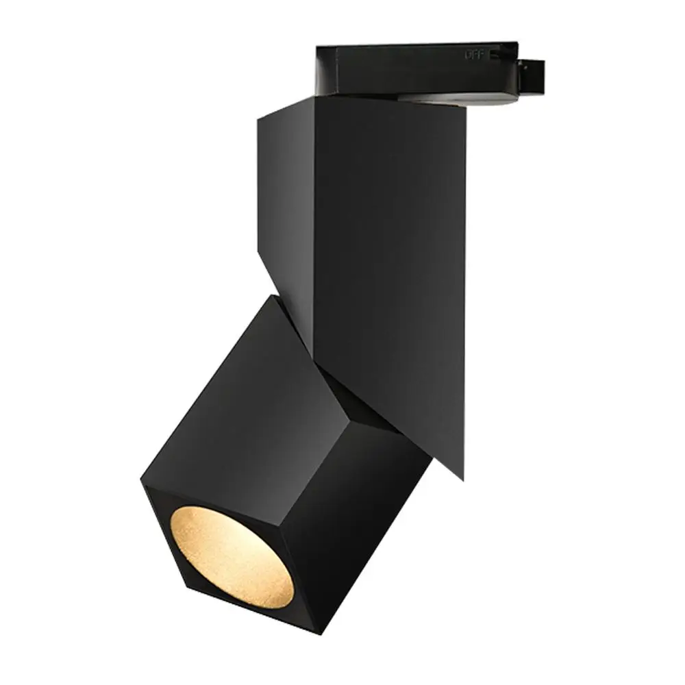 15W anti glare track lights adjustable led track light square spotlight