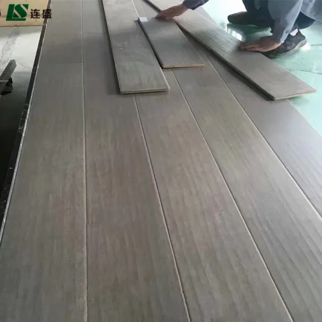 
U-Groove or V-Groove bevel edge parquet engineered wood flooring 