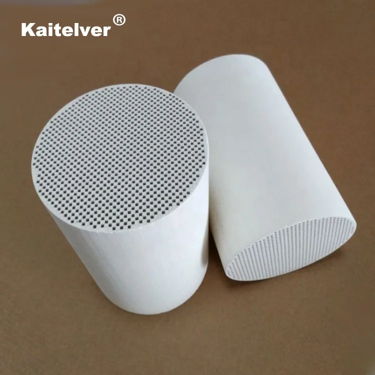 Cordierite honeycomb ceramic substrate Sic/cordierite based diesel engine smoke particulate filter DPF