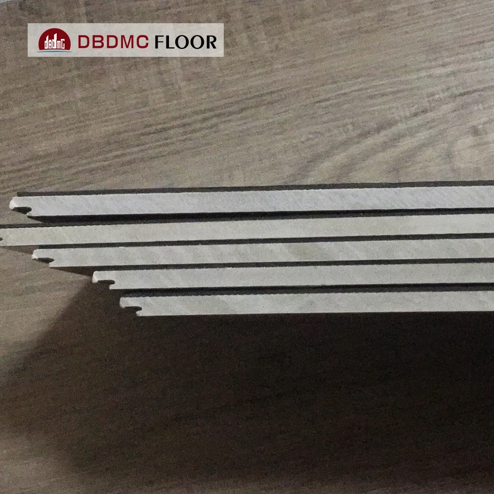 DEMAX MEX BR SPC click system flooring with Wood embossed UV coating Surface Treatment